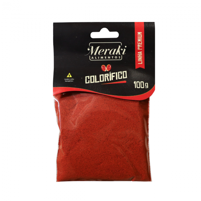 Colorífico 100g Premium - Cartela - Meraki Alimentos