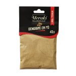 Gengibre em Pó 45g Premium - Cartela - Meraki Alimentos