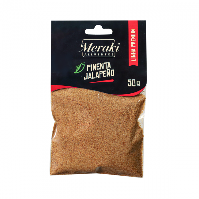 Pimenta Jalapeño 50g Premium - Cartela - Meraki Alimentos